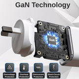 Darrahopens Electronics > Battery Chargers & Power > Powerboards & Adapters Laser ChargeCore 45W PD GaN USB-C Wall Charger