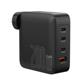 Darrahopens Electronics > Battery Chargers & Power > Powerboards & Adapters Laser PD3.0 200W GaN Wall Charger Black