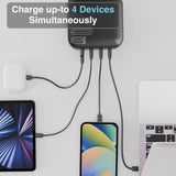 Darrahopens Electronics > Battery Chargers & Power > Powerboards & Adapters Laser PD3.0 200W GaN Wall Charger Black