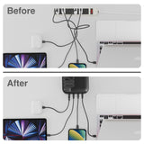 Darrahopens Electronics > Battery Chargers & Power > Powerboards & Adapters Laser PD3.0 200W GaN Wall Charger Black
