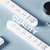 Darrahopens Electronics > Battery Chargers & Power > Powerboards & Adapters Plugd 2 USB A + 2 USB C 240V 10A Powerboard with Surge Protection