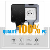 Darrahopens Electronics > Battery Chargers & Power > Powerboards & Adapters Waterproof Socket Double Outdoor Power Socket IP66 Waterproof Wall Socket 16A