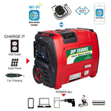 Darrahopens Electronics > Battery Chargers & Power Sunovo 1500W Portable Power Station Solar Inverter Generator