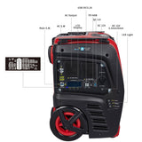 Darrahopens Electronics > Battery Chargers & Power Sunovo 1500W Portable Power Station Solar Inverter Generator
