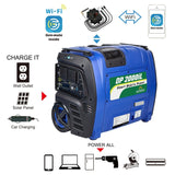Darrahopens Electronics > Battery Chargers & Power Sunovo 2000W Portable Power Station Solar Inverter Generator
