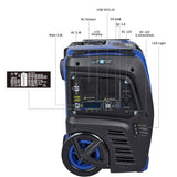 Darrahopens Electronics > Battery Chargers & Power Sunovo 2000W Portable Power Station Solar Inverter Generator