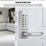 Darrahopens Electronics > Business & Home Security > Electronic Door Locks 1 - 11 Digit Code Combination Cam Door Zinc Alloy Convenient Password Security Coded Lock In Australia - Darrahopens