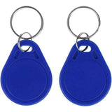 10 Pack RFID NFC Smart Key Tag, 13.56 MHz MF Classic 1K IC S50 Read Only, Blue