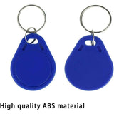 10 Pack RFID NFC Smart Key Tag, 13.56 MHz MF Classic 1K IC S50 Read Only, Blue