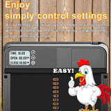 Darrahopens Electronics > Business & Home Security > Electronic Door Locks CARLA HOME Automatic Chicken Coop Door with Timer & LCD Screen, Anti-Pinch Safety, Easy Battery Operation & Weatherproof for Outdoor Coops