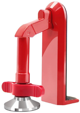 Darrahopens Electronics > Business & Home Security > Electronic Door Locks Heavy Duty Portable Door Lock for Travel, Adjustable Door Stopper for Home Security, No Drill Anti-Theft Door Jammer for Women, Kids, Solo Living (Red)
