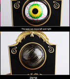 Darrahopens Electronics > Business & Home Security > Intercoms & Doorbells 2-Piece White Halloween Animated Eyeball Doorbell - Spooky Light-Up Prop with Scary Sounds for Party & Door Decoration