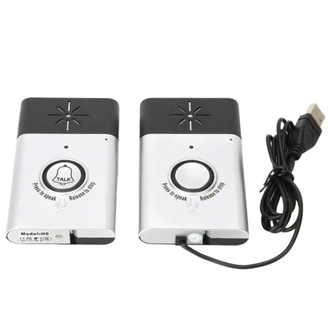 Darrahopens Electronics > Business & Home Security > Intercoms & Doorbells 2-Way Voice Intercom Wireless Doorbell System