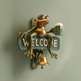 Darrahopens Electronics > Business & Home Security > Intercoms & Doorbells Chill Frog Welcome Doorbell - Sunglasses & Beer Frog Resin Decorative Doorbell (15x15x5cm)