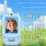 Darrahopens Electronics > Business & Home Security > Intercoms & Doorbells Kids Video Walkie Talkie 2-Pack with 2-inch Screen - Long Range, Clear Sound & Voice Changer for Outdoor Fun & Indoor Play