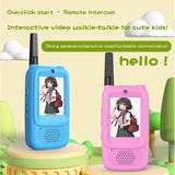 Darrahopens Electronics > Business & Home Security > Intercoms & Doorbells Kids Video Walkie Talkie 2-Pack with 2-inch Screen - Long Range, Clear Sound & Voice Changer for Outdoor Fun & Indoor Play