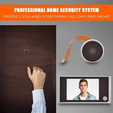 Darrahopens Electronics > Business & Home Security > Intercoms & Doorbells Smart Indoor/Outdoor Peephole Camera Smart Doorbell Security Camera 120 Degree Wide View Digital Door Viewer And