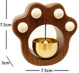 Darrahopens Electronics > Business & Home Security > Intercoms & Doorbells Wind chime - Magnetic wind chime - Wooden doorbell - Wooden shop bell - For opening doors (Cat)