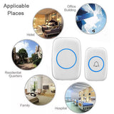Darrahopens Electronics > Business & Home Security > Intercoms & Doorbells Wireless Doorbell Kit Home Call Button Remote Control White Waterproof Chime