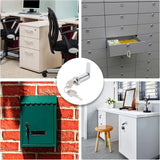 Darrahopens Electronics > Business & Home Security > Safes & Lock Boxes 1/5/10pcs File Cabinet Drawer Milk Box Swivel Lock Small Round Security Lock - 16mm-1PC In Australia - Darrahopens