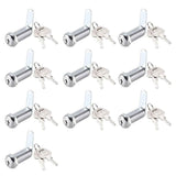 Darrahopens Electronics > Business & Home Security > Safes & Lock Boxes 1/5/10pcs File Cabinet Drawer Milk Box Swivel Lock Small Round Security Lock - 20mm-10PCS In Australia - Darrahopens