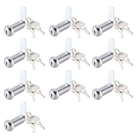 Darrahopens Electronics > Business & Home Security > Safes & Lock Boxes 1/5/10pcs File Cabinet Drawer Milk Box Swivel Lock Small Round Security Lock - 20mm-10PCS In Australia - Darrahopens