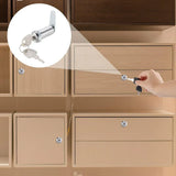Darrahopens Electronics > Business & Home Security > Safes & Lock Boxes 1/5/10pcs File Cabinet Drawer Milk Box Swivel Lock Small Round Security Lock - 20mm-10PCS In Australia - Darrahopens