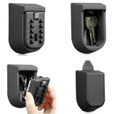 Darrahopens Electronics > Business & Home Security > Safes & Lock Boxes 1X Outdoor Wall Mount Spare Key Safe Box Lock Holder Water Weather Proof New