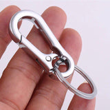 Darrahopens Electronics > Business & Home Security > Safes & Lock Boxes 3PCS Zinc Alloy Spring Hook Keychain with Key Rings for Car Keys and Bags