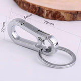 Darrahopens Electronics > Business & Home Security > Safes & Lock Boxes 3PCS Zinc Alloy Spring Hook Keychain with Key Rings for Car Keys and Bags