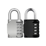 Darrahopens Electronics > Business & Home Security > Safes & Lock Boxes Combination-Lock 4 Digit Outdoor Waterproof Padlock,Gate,Locker,Hasp Number Lock - Black