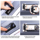 Darrahopens Electronics > Business & Home Security > Safes & Lock Boxes Dictionary Book Safe with Coded Lock Hidden Security Box for Money and Valuables