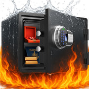 Darrahopens Electronics > Business & Home Security > Safes & Lock Boxes Fireproof and waterproof biometric safe,weighs 33 KG. Fire proof box for home,office,lock box,cabinet with fingerprint,silent mode,Anti-Theft In Australia - Darrahopens