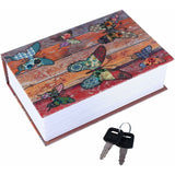 Darrahopens Electronics > Business & Home Security > Safes & Lock Boxes Secret Storage Safe Book - Hidden Compartment for Money, Jewelry, Passport, Butterfly Design, Creative Dictionary Disguise
