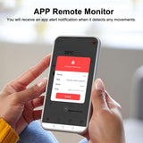 Darrahopens Electronics > Business & Home Security > Safes & Lock Boxes Smart WiFi Motion Sensor with App Alerts – 128° Detection, 6m Range, No Hub Required, Voice Control & Automation (White)