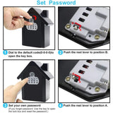 Darrahopens Electronics > Business & Home Security > Safes & Lock Boxes Wall Mounted Key Safe Box With Digital Code & Emergency Keys, Large Key Safe Box Xl Size Outdoor Key Safe For Home,