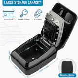 Darrahopens Electronics > Business & Home Security > Safes & Lock Boxes Wall Mounted Waterproof Outdoor Key Box Safe Cabinet