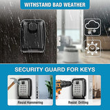 Darrahopens Electronics > Business & Home Security > Safes & Lock Boxes Wall Mounted Waterproof Outdoor Key Box Safe Cabinet