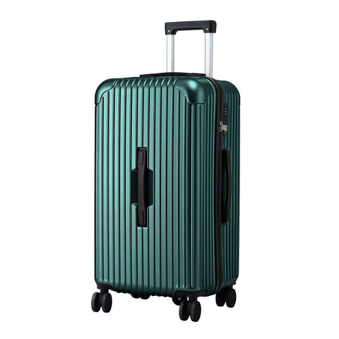 Darrahopens Electronics > Business & Home Security > Safes & Lock Boxes Wanderlite 28" Trunk Luggage Suitcase Travel 5 Wheels Type-C Port TSA Green