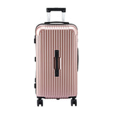 Darrahopens Electronics > Business & Home Security > Safes & Lock Boxes Wanderlite 28" Trunk Luggage Suitcase Travel 5 Wheels Type-C Port TSA Rose Gold