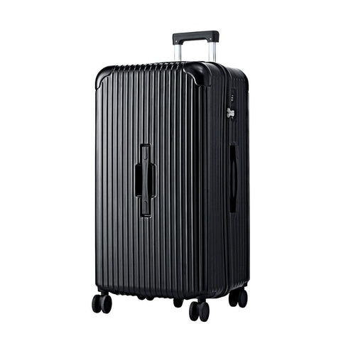 Darrahopens Electronics > Business & Home Security > Safes & Lock Boxes Wanderlite 32" Trunk Luggage Suitcase Travel 5 Wheels Type-C Port TSA Black