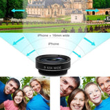 Darrahopens Electronics > Business & Home Security > Security Cameras & Accessories 15-in-1 kit with multiple special effects functions, compatible with iPhone and Android smartphones. Includes: 198 fisheye, 0.63x wide angle, 15x macro, 2x telephoto, CPL polarizer, kaleidoscope lens, star filter, mist filter, radial filter, split zone fi