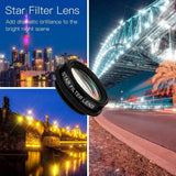 Darrahopens Electronics > Business & Home Security > Security Cameras & Accessories 15-in-1 kit with multiple special effects functions, compatible with iPhone and Android smartphones. Includes: 198 fisheye, 0.63x wide angle, 15x macro, 2x telephoto, CPL polarizer, kaleidoscope lens, star filter, mist filter, radial filter, split zone fi