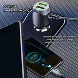 Darrahopens Electronics > Business & Home Security > Security Cameras & Accessories 2 in 1 Dash Cam Car Charger Double USB 5V3.5A QC3.0 Fast 3.5M Cable