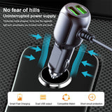 Darrahopens Electronics > Business & Home Security > Security Cameras & Accessories 2 in 1 Dash Cam Car Charger Double USB 5V3.5A QC3.0 Fast 3.5M Cable