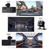 Darrahopens Electronics > Business & Home Security > Security Cameras & Accessories 3 Channel Car DVR HD 1080P Vehicle Dash Cam Three Way Camera DVRs Recorder with 32 GB Card