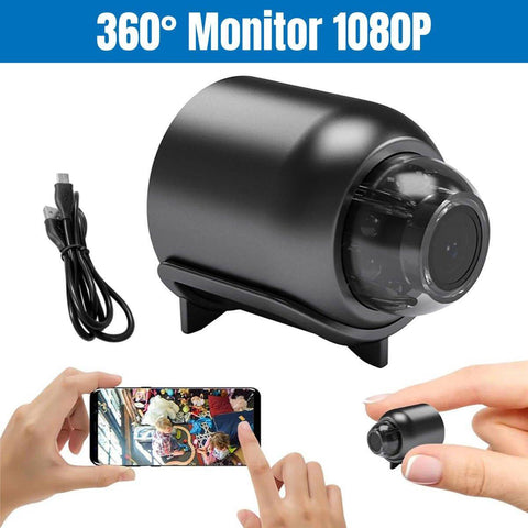 Darrahopens Electronics > Business & Home Security > Security Cameras & Accessories 360 Degree Panoramic Wireless Home Monitor HD Remote Viewing by Cell Phone