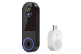 Darrahopens Electronics > Business & Home Security > Security Cameras & Accessories Smart Video Doorbell Camera Wireless Outdoor Doorbell Camera-Black