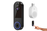 Darrahopens Electronics > Business & Home Security > Security Cameras & Accessories Smart Video Doorbell Camera Wireless Outdoor Doorbell Camera-Black