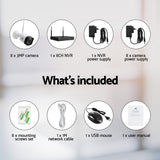 Darrahopens Electronics > Business & Home Security > Security Cameras & Accessories UL-tech 3MP Wireless CCTV 8CH 8 Square Camera